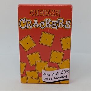 Melissa and Doug Play Food Wood Cheese Crackers